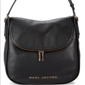 Marc Jacobs Black Hobo Leather Bag